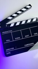 movie clapper board cinematic