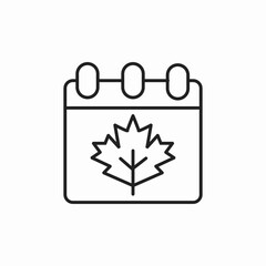 calendar spring days icon sign vector