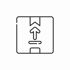 pack box delivery icon sign vector