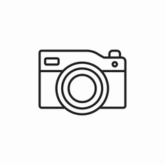 photo camera icon sign vector