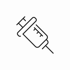 syringe injection icon sign vector