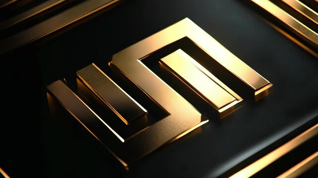 Modern Geometric Design With Elegant Shapes and Glossy Finish