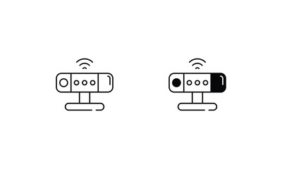 Senser icons set vector stock illustration