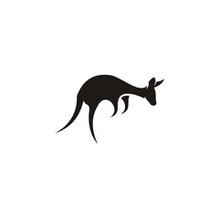 kangaroo simple modern logo template design