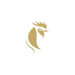 Gold roster logo vector design template