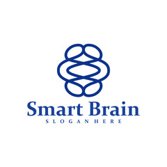 Brain logo design concept vector. Brain Care Logo Design Template. Creative Symbol. Icon