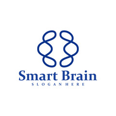 Brain logo design concept vector. Brain Care Logo Design Template. Creative Symbol. Icon