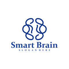 Brain logo design concept vector. Brain Care Logo Design Template. Creative Symbol. Icon