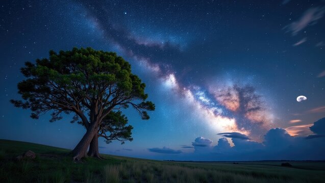 starry night sky