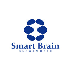 Brain logo design concept vector. Brain Care Logo Design Template. Creative Symbol. Icon