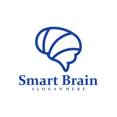 Brain logo design concept vector. Brain Care Logo Design Template. Creative Symbol. Icon