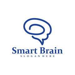 Brain logo design concept vector. Brain Care Logo Design Template. Creative Symbol. Icon