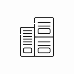 delivery boxes icon sign vector