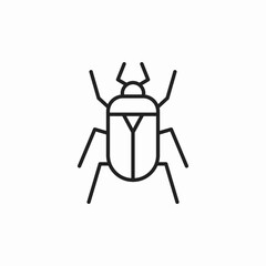 insect bug icon sign vector