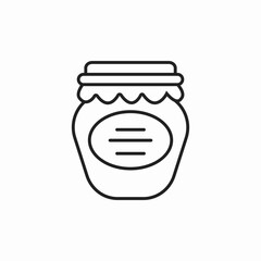 jam jar icon sign vector