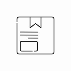 package delivery icon sign vector