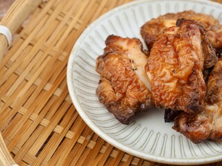 오븐에 구운 닭, 식사, 요리, 음식