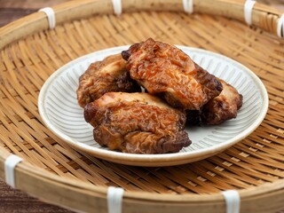 오븐에 구운 닭, 식사, 요리, 음식