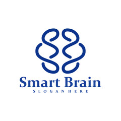 Brain logo design concept vector. Brain Care Logo Design Template. Creative Symbol. Icon