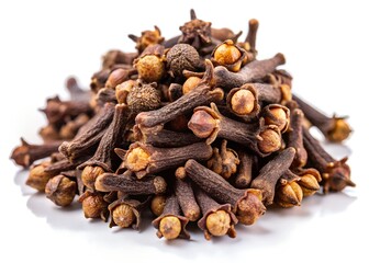 Obraz premium cloves on white background