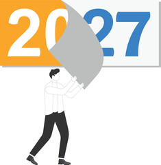 Goodbye 2026 social media vector  Illustration