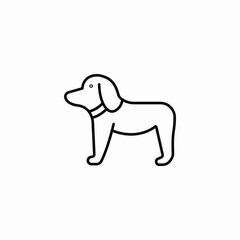 pet dog icon sign vector