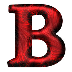 3d letter b