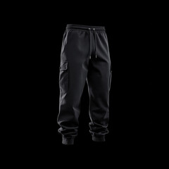 Chic black joggers with comfy pockets