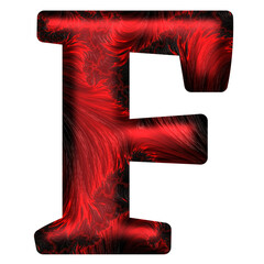 3d letter f