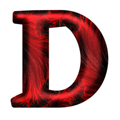 3d letter d