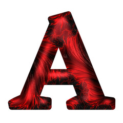 3d letter a
