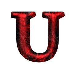 red letter u