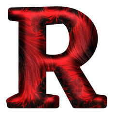 3d letter r
