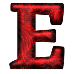 3d letter e