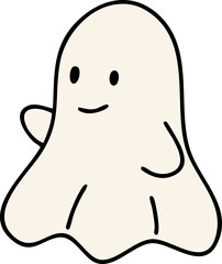 cartoon happy halloween fun illustration spooky slogan t-shirt decoration 