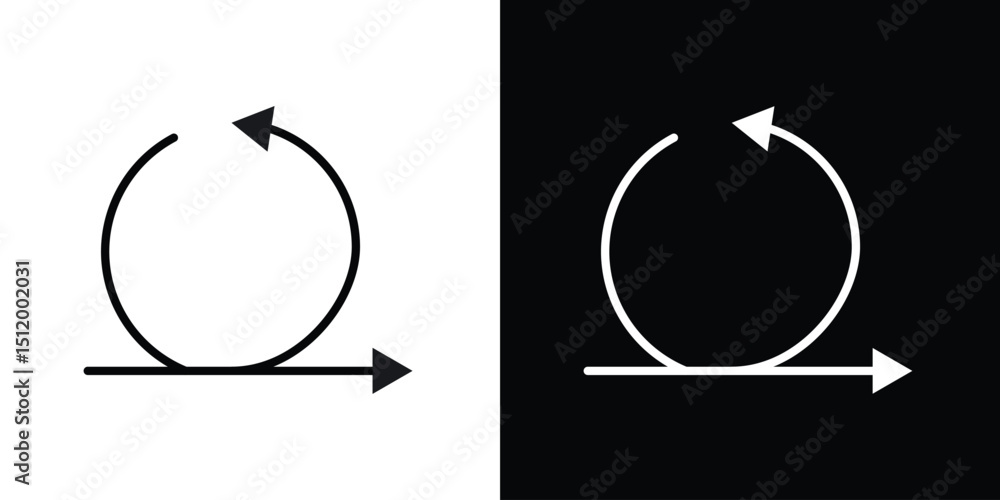Poster agile icon. simple element illustration. outline and flat symbol design