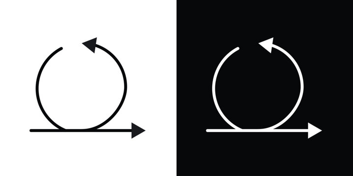 Agile icon. Simple element illustration. outline and flat symbol design