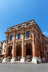 Palazzo del Capitaniato is located Located in the city center in Piazza dei Signori. Vicenza, Veneto, Italy.