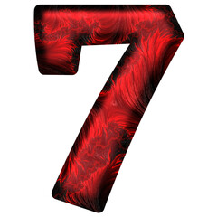 red number 7
