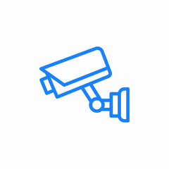 cctv camera icon sign vector