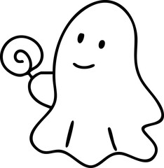 cartoon happy halloween fun illustration spooky slogan t-shirt decoration 