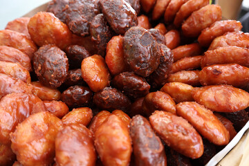 Kue Gemblong, Getas, Kemplang. Indonesian Sticky Rice Cake