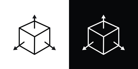 Bim icon. Simple element illustration. outline and flat symbol design