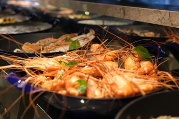 close up on seafood platter gorgeous. High quality photo