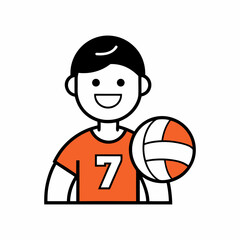 boy playing basketball