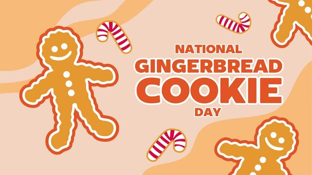 national gingerbread cookie day with delicious gingerbread cookies