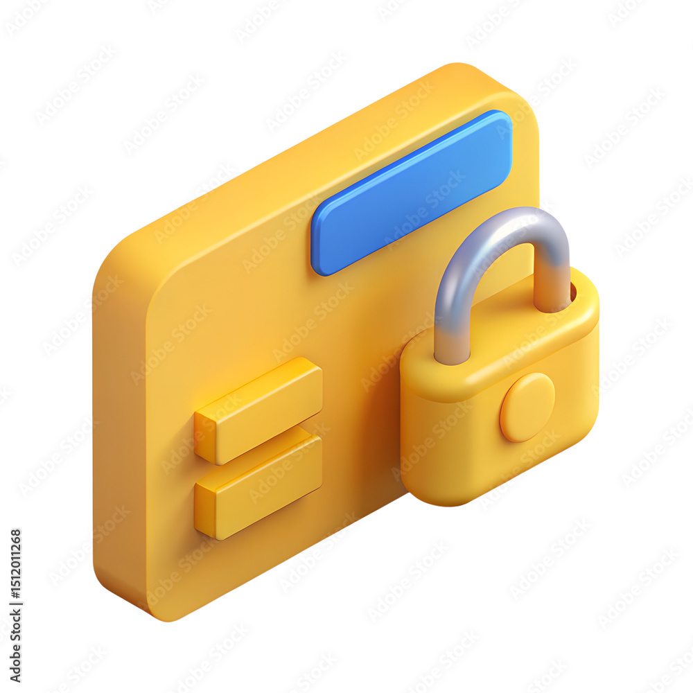 Poster versatile 3d digital card with interactive elements