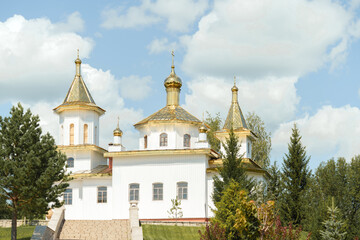 Iconic Uspensky Svyato-Georgievsky 'Holy Bushes' male monastery, Ufa diocese, Russia, a testament...