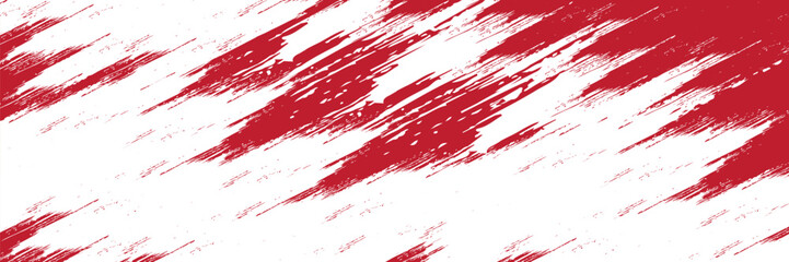 Straight red ink vector lines pack. Bloody color long and round hand-drawn brushstroke text highlights, frames, circles. Asian calligraphy brushstroke set