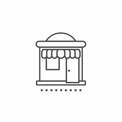 Store vector collection. Illustration design for business. Stock vector.